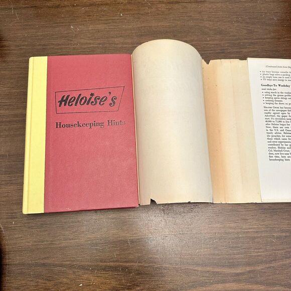 Heloise's Housekeeping Hints 1962 Hardcover Dust Jacket Book - Picture 4 of 6